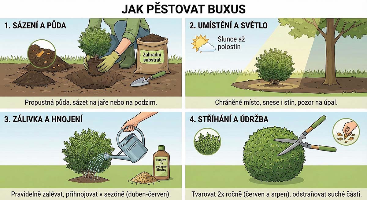 jak pestovat buxus